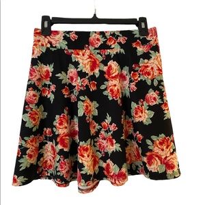 Floral Skater Skirt